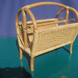 Bamboo magazine rack