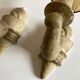 Pair of Arlus torchlight wall light in art deco plaster 1950