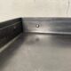 Old Industrial workshop furniture with 1 door 1 drawer in patinated iron