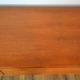 Scandinavian sideboard teak and metal row