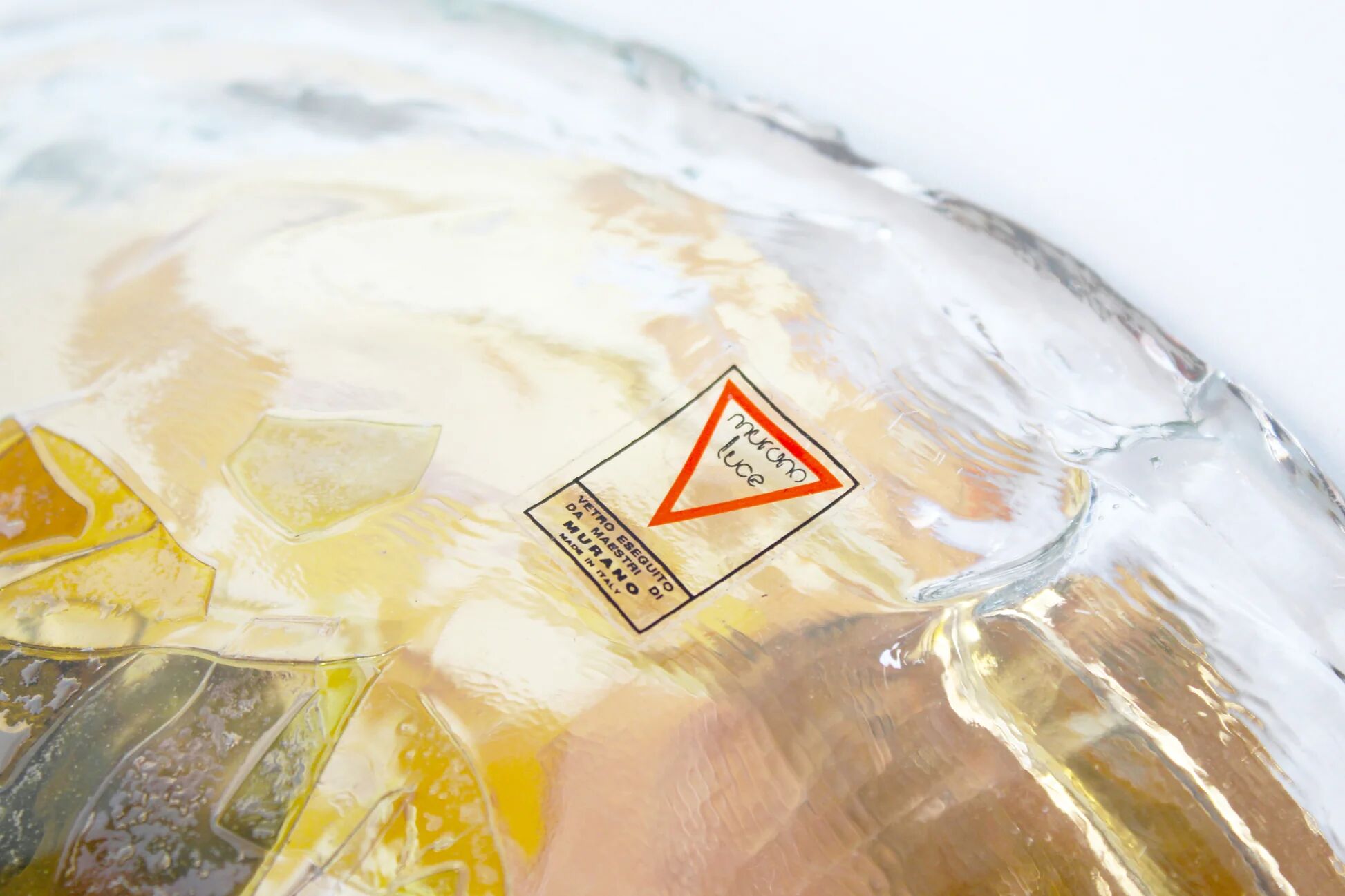 Grand lampadaire en verre de Murano par La Murrina