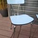 Paire de chaises de cuisine en formica