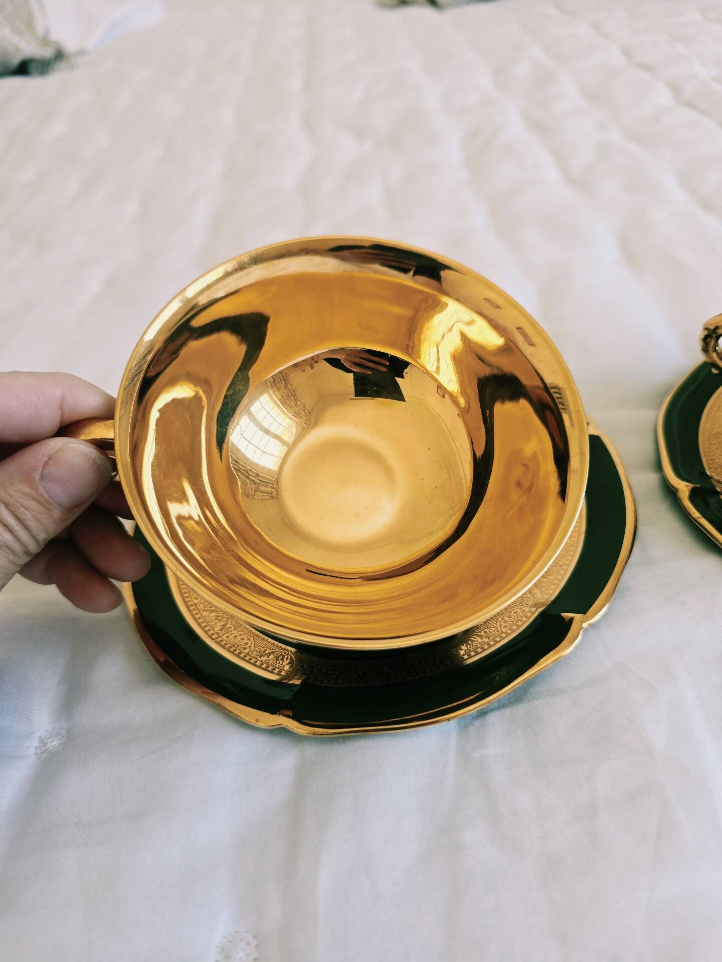 Pair of cups Lengle Limoges France