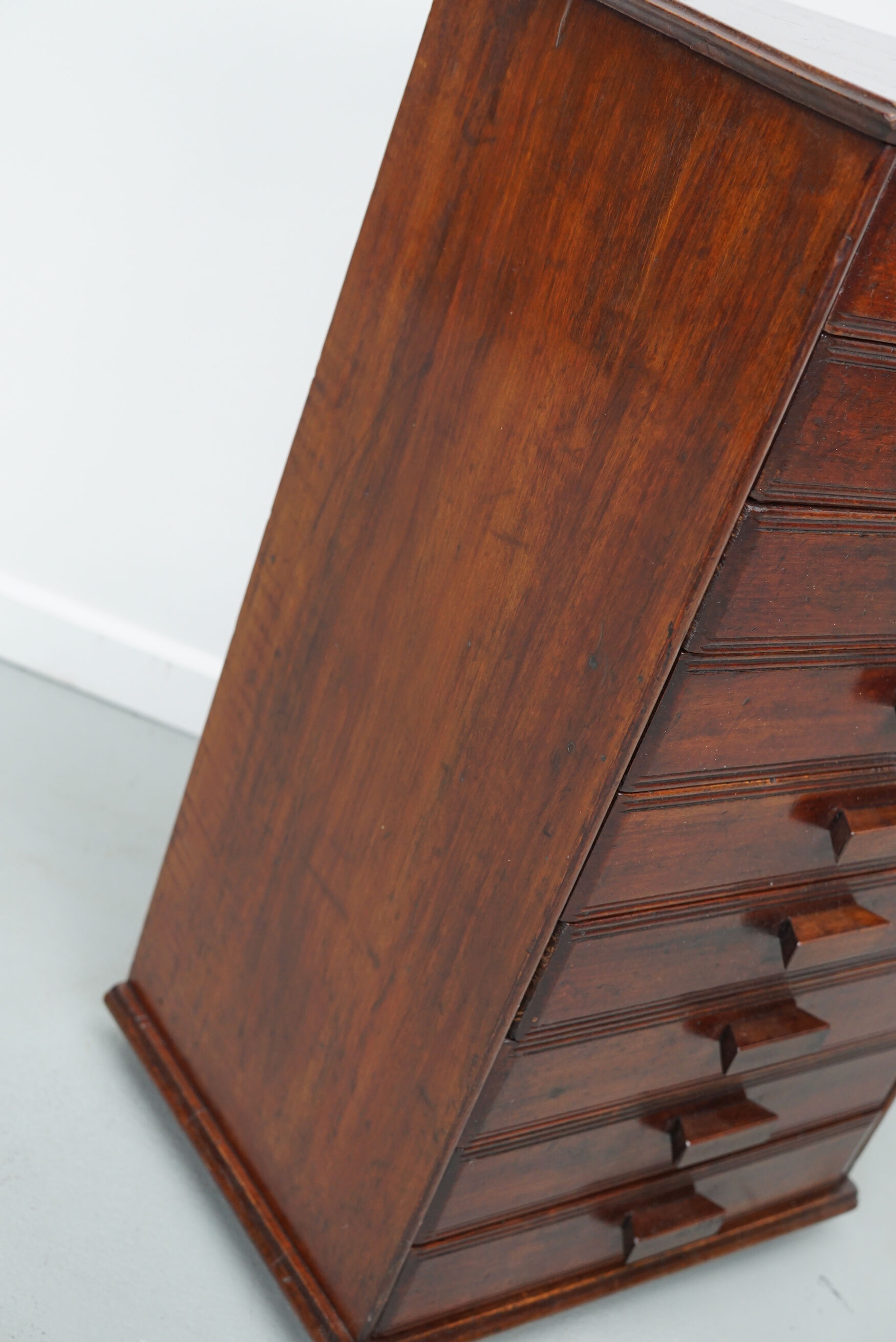 French art deco mahogany apothecary / filing cabinet, ca 1920