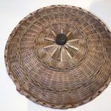 Colorful rattan basket