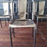 6 Tolix bistro chairs