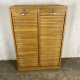 Curtain cabinet raw oak binder