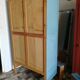 Alysée, Wardrobe/closet, with compass feet, oil blue