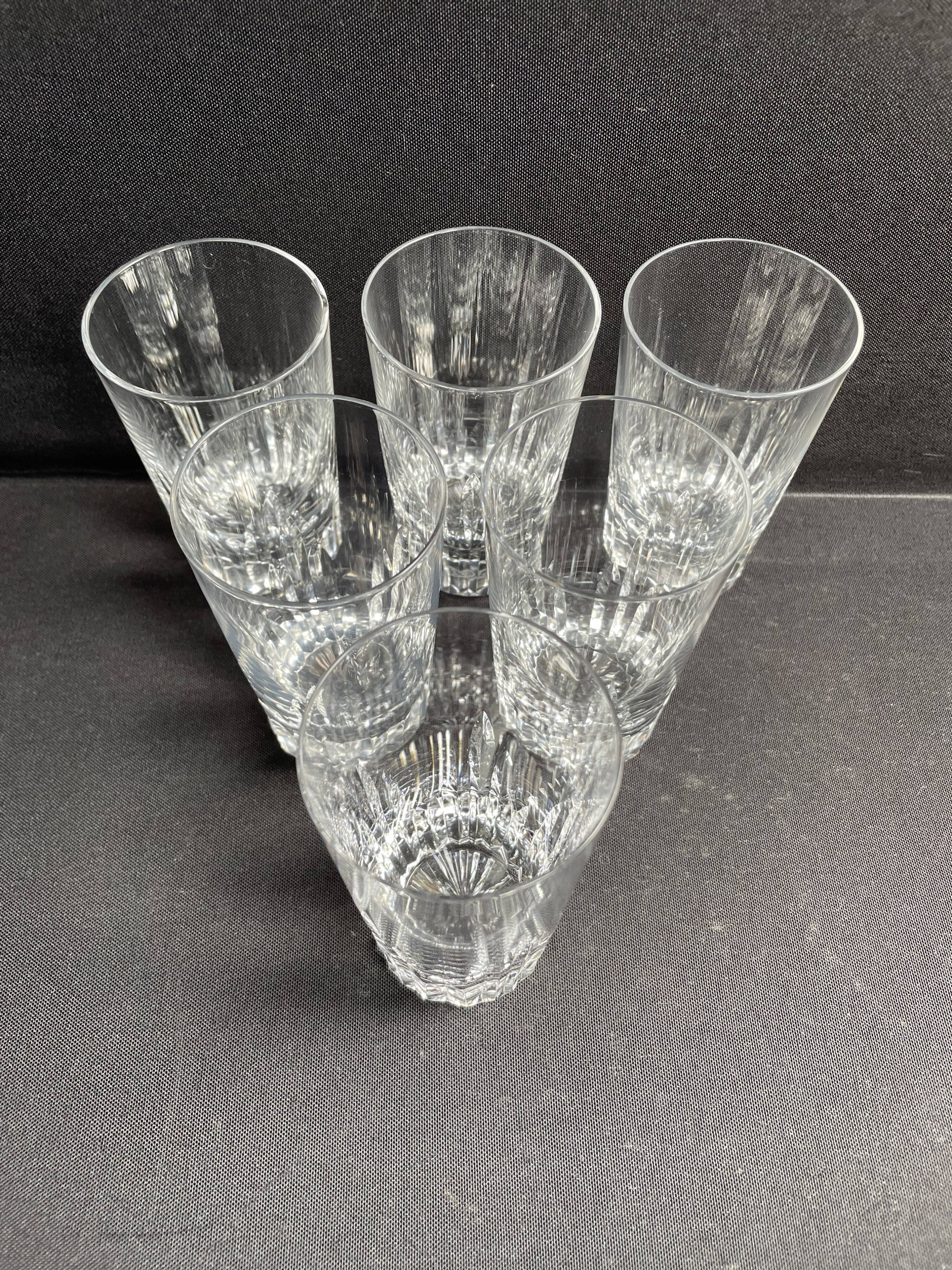6 Baccarat wine goblets Spear service