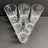 6 Baccarat wine goblets Spear service