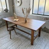 Table de ferme en chêne 2m