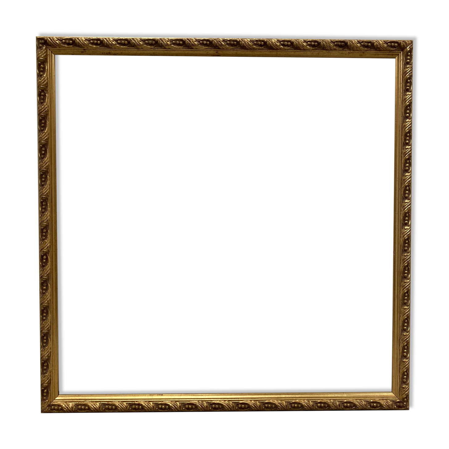 Golden vintage square frame