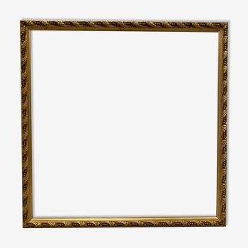 Golden vintage square frame