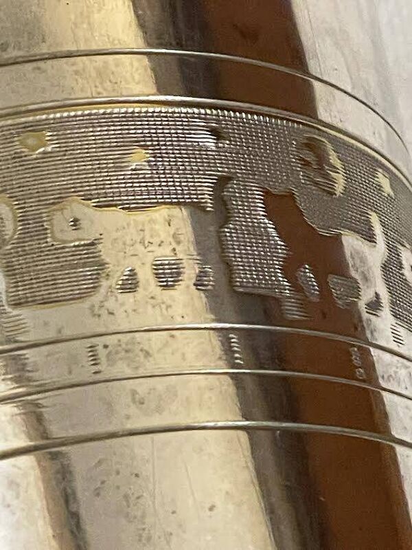 Petit vase argenterie poiçonnée