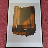 Pierre soulages d'après eau forte xvi  1961