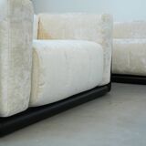 1973 “Cornaro” Sofa & Armchair Set by Carlo Scarpa for Simon