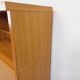 Vintage oak wood secretary bookcase storage furniture