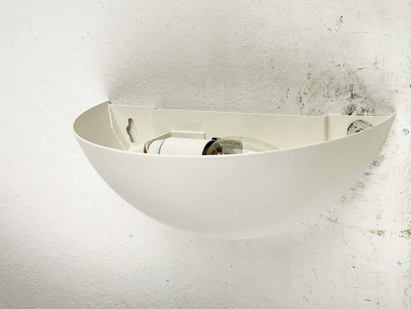 Vintage Danish minimalist wall lamp by Lyskilde.