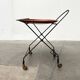 Modern folding teak trolley from the mid-century, Sweden, 1960s