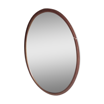 Miroir ancien ovale biseauté