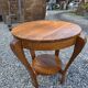 Art Deco side table in mahogany