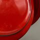 Set of 10 plates 1970 in red stoneware design Hertha Bengtson Thomas Rosenthal Scandinavian