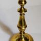 Old solid brass candle holder