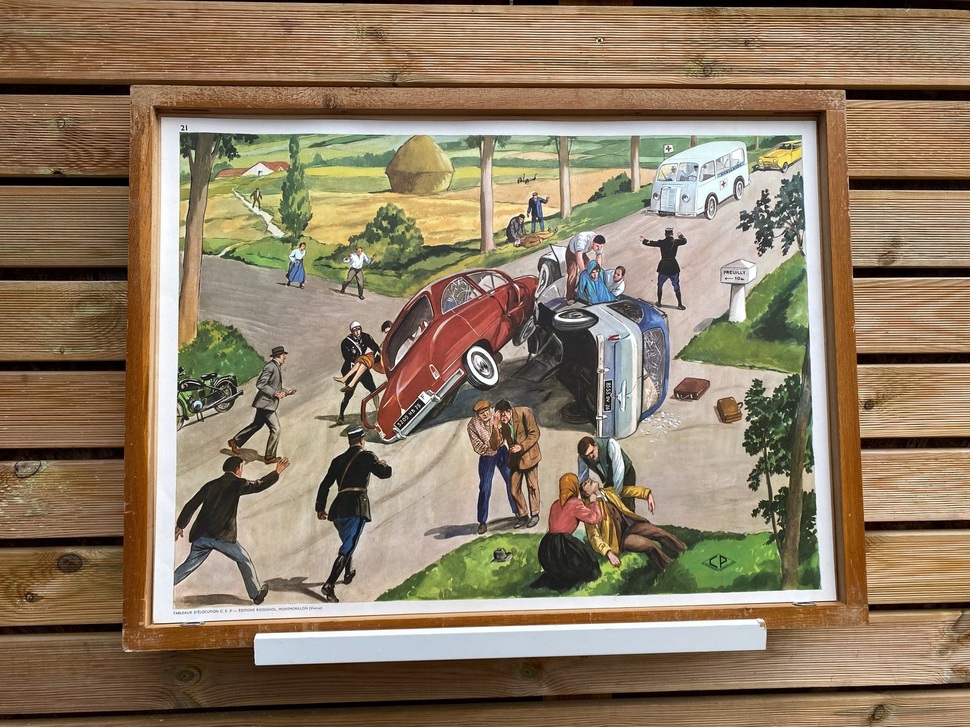 Poster scene of life - the car accident - the laundry room - nightingale