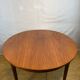 Mid Century Retro Teak Round Extending Dining Table by Nathan 1960–1970