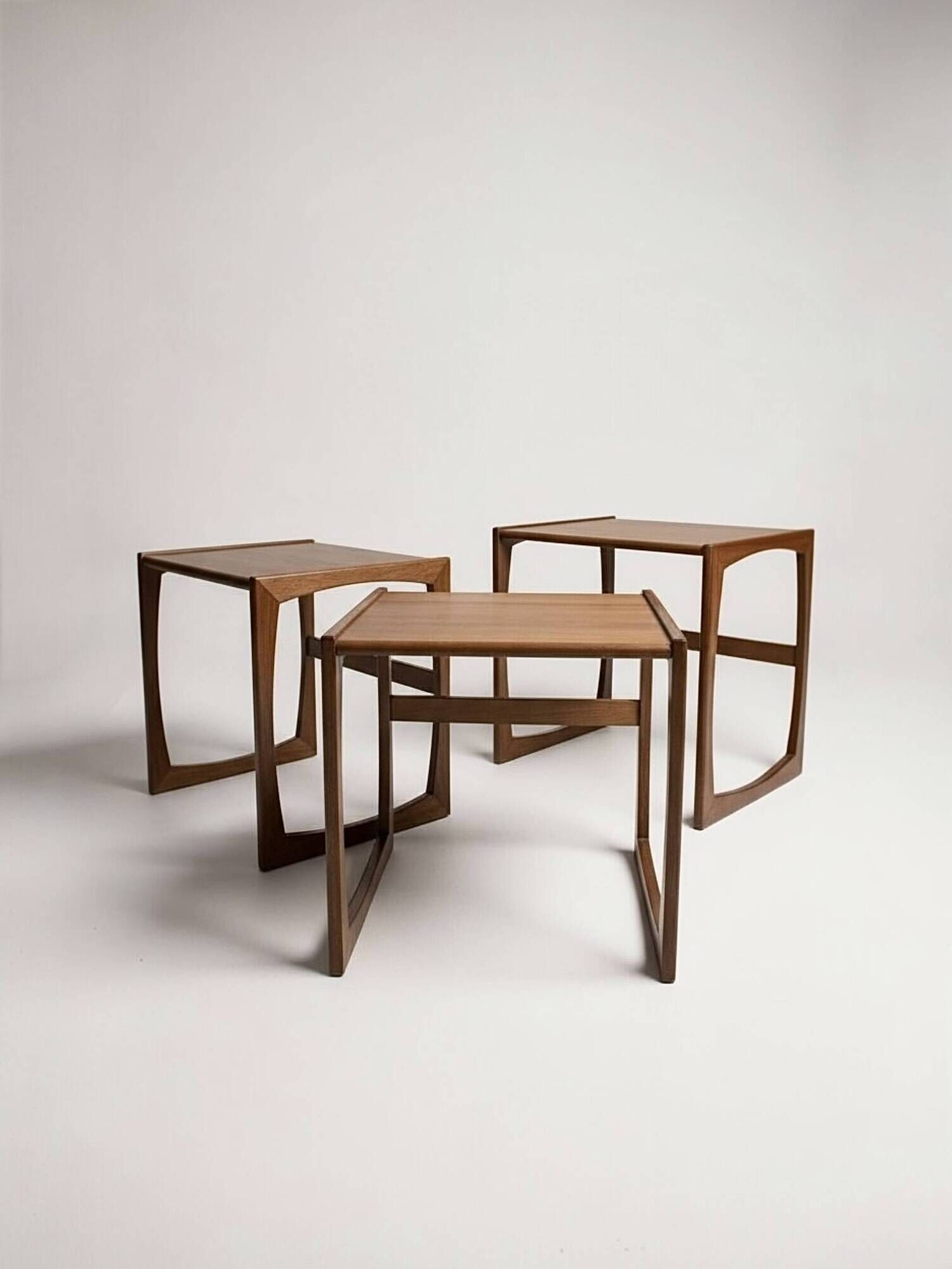 Scandinavian nesting coffee tables by R. Benett for G-Plan - 1970