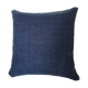 Coussin lin bleu marine