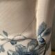 Antique water pitcher, English earthenware, Floral Furnivals England