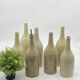 Enamelled stoneware/ceramic bottle, olive oil, oil cruet, old, vintage