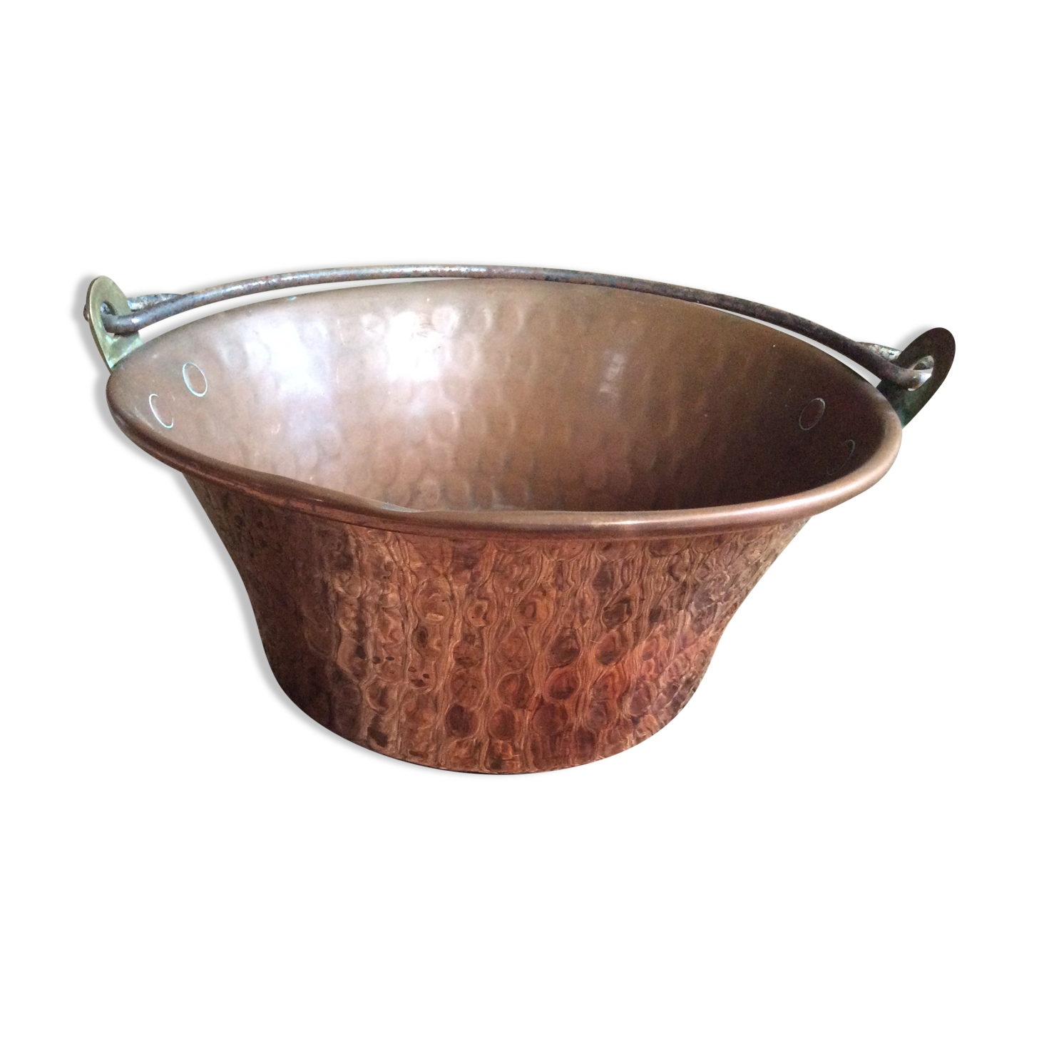 Cache-pot en cuivre
