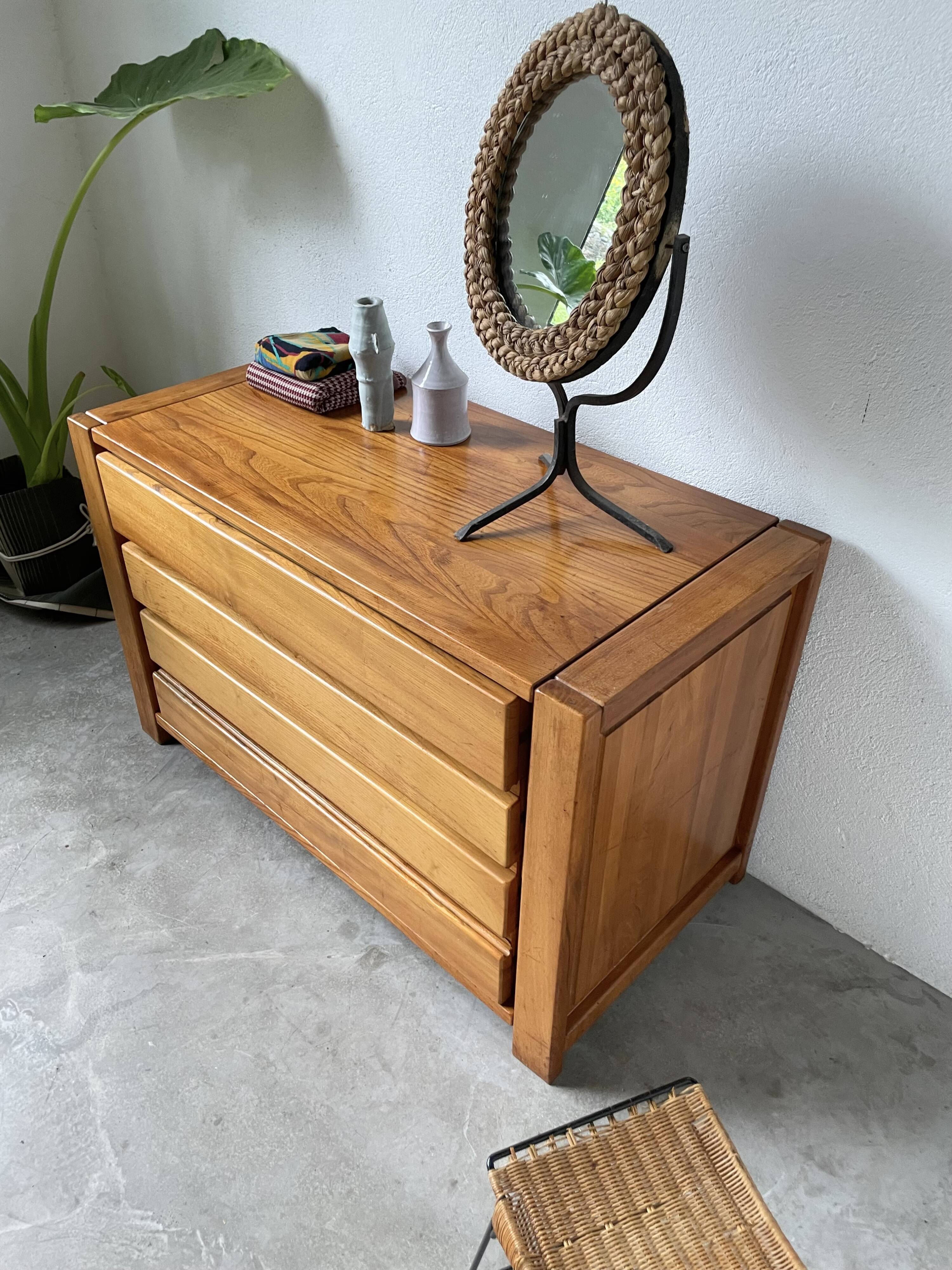 Elm chest of drawers Maison Regain