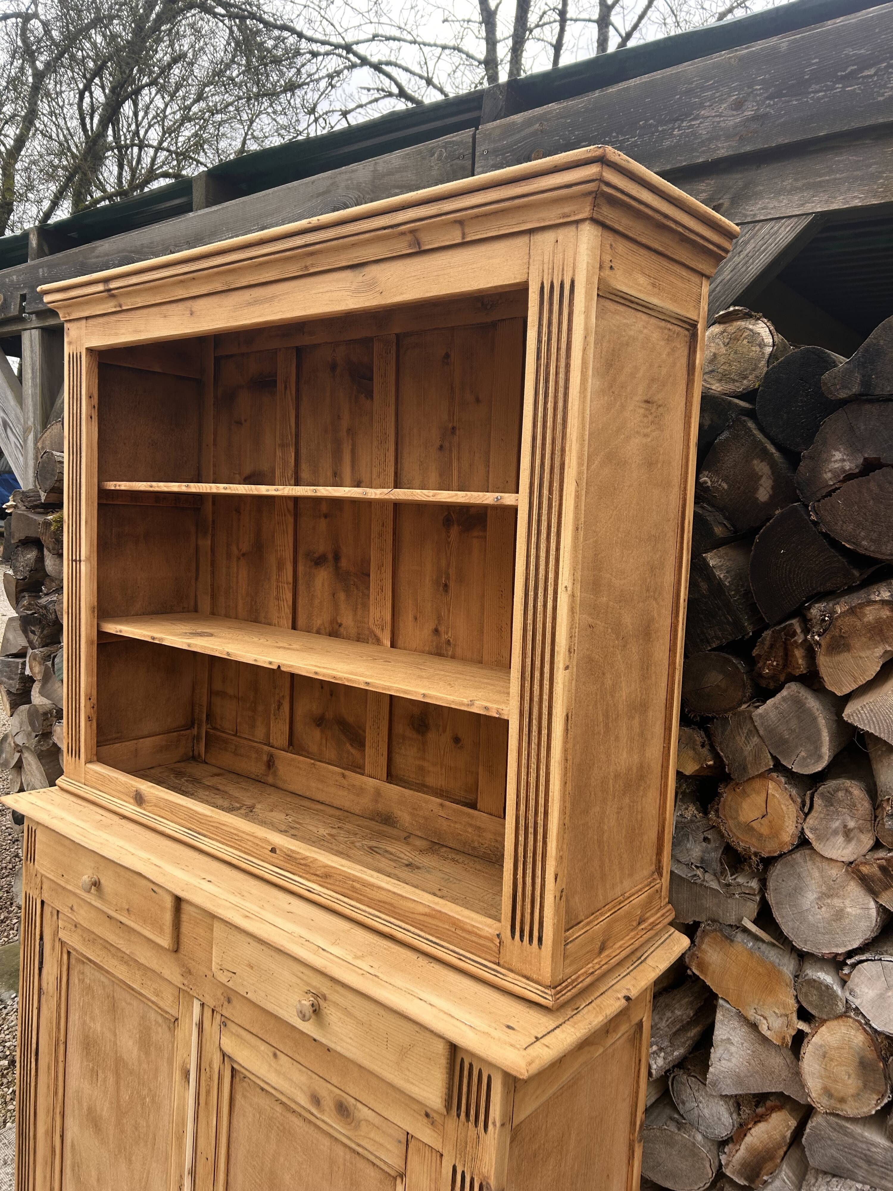 Renovated antique wooden dresser