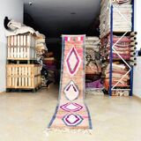 Moroccan Berber rug Boujaad 404 x 71 cm new