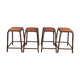 Lot of 4 school stools