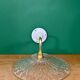 Coudé wall lamp with an old cut glass lampshade - tableware collection