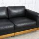 Leather sofa Afra & Tobia Scarpa Cassina