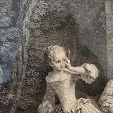 Nicolas Lancret, Le jeu de cache cache, gravure