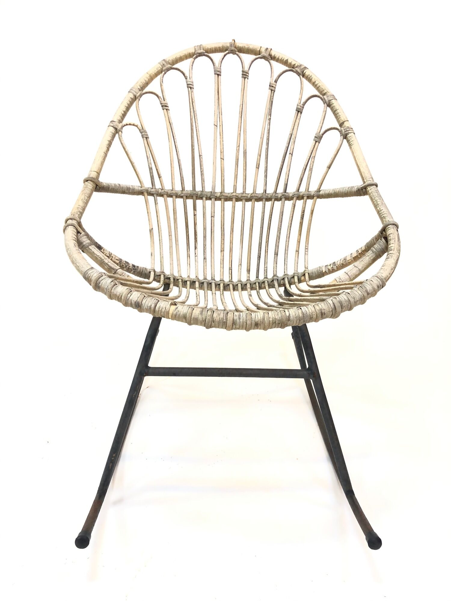 Dirk van Sliedregt Rattan rocking chair Rohe Noordwolde