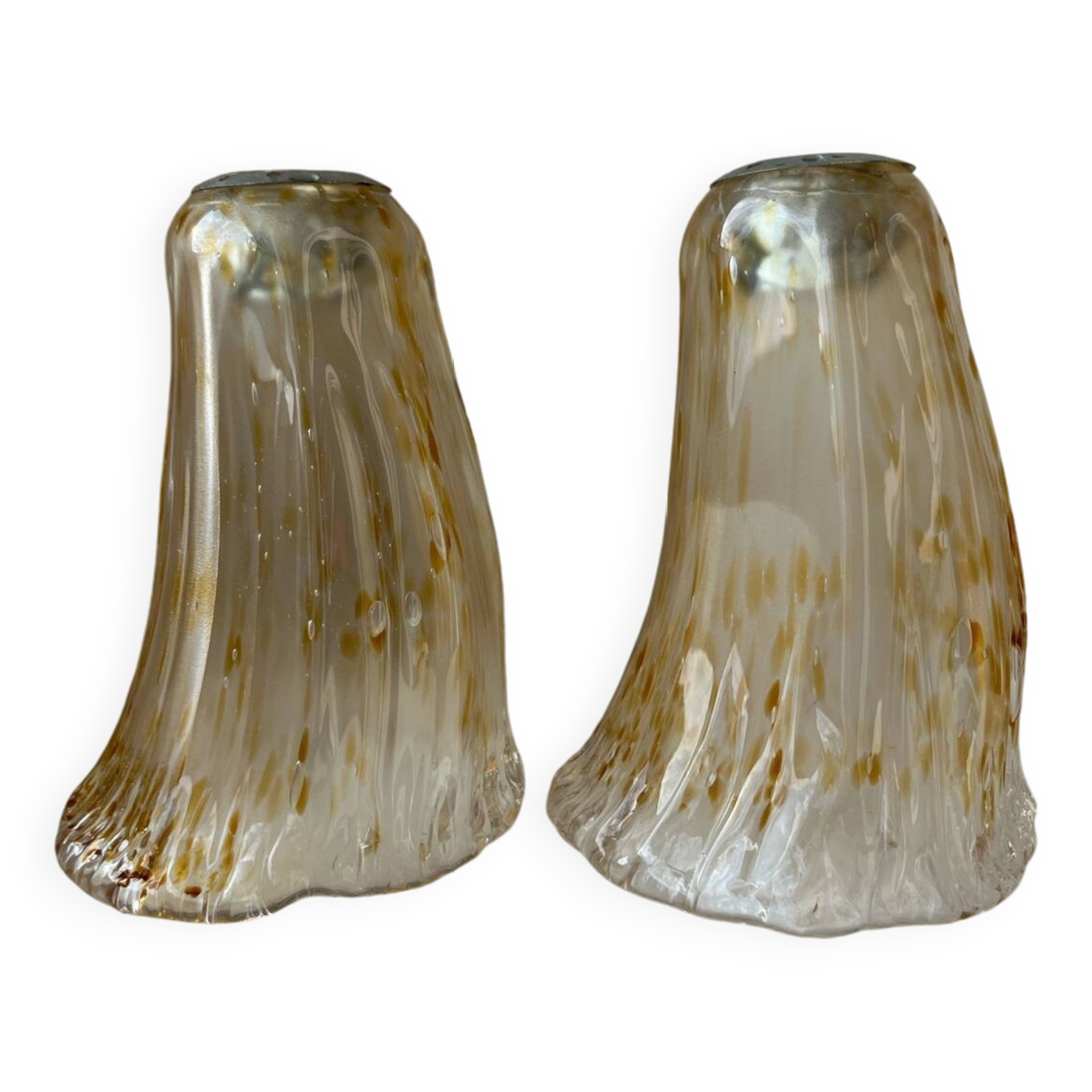 Blown glass lampshades