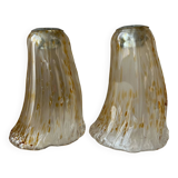 Blown glass lampshades