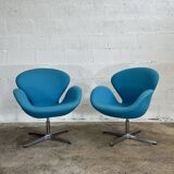 Paire de fauteuils Swan Vintage
