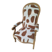 Fauteuil voltaire restauré
