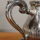 Silver metal coffee set - christofle - gallia collection