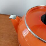 Enamelled vintage kettle