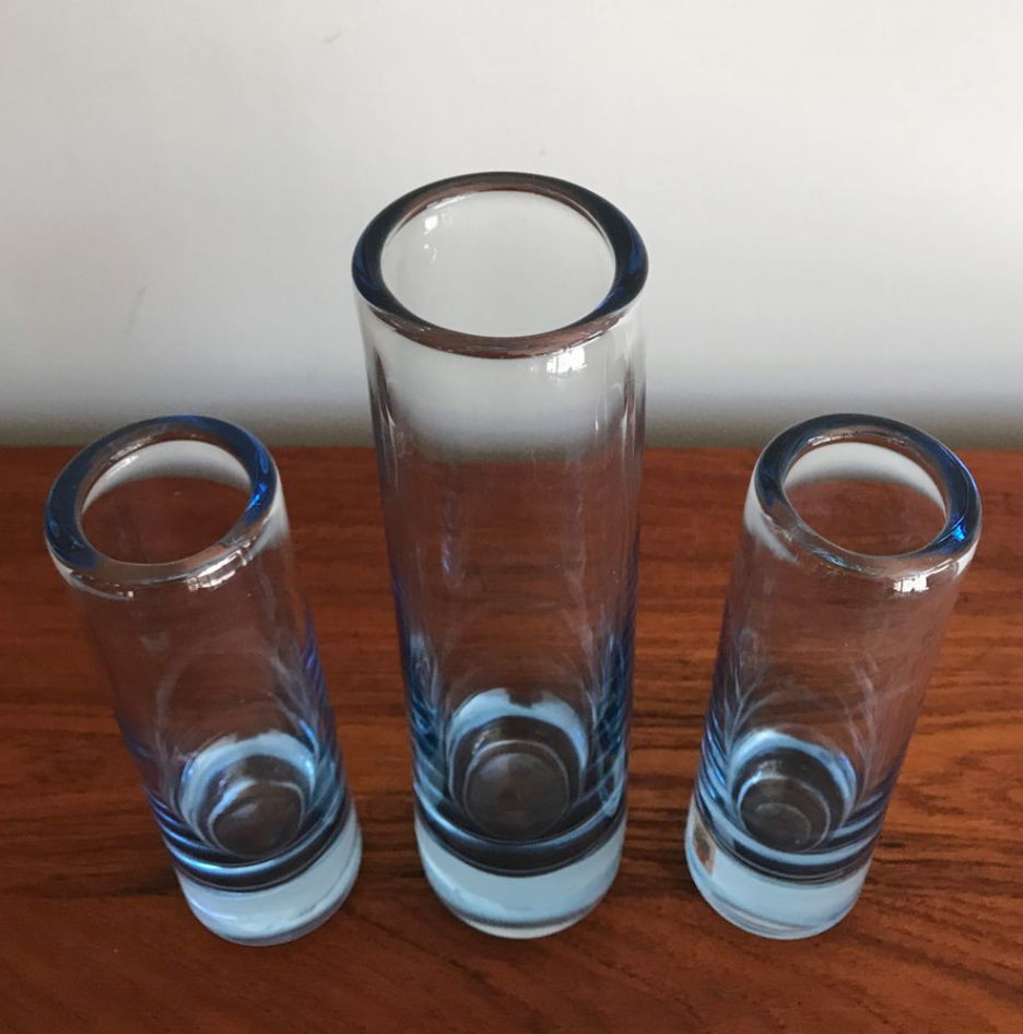 Vases scandinaves par Per Lütken pour Holmegaard 1960s,