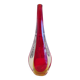 Murano Sommerso Flavio Poli drop vase